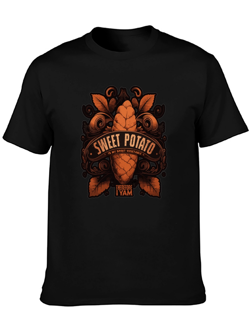 Sweet Potato Spirit Vegetable Graphic T-Shirt