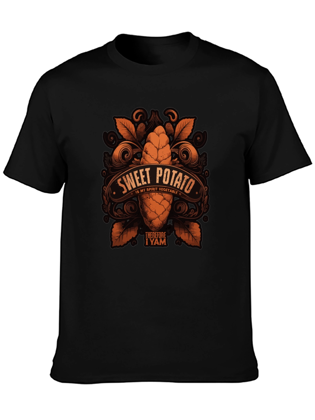 Sweet Potato Spirit Vegetable Graphic T-Shirt