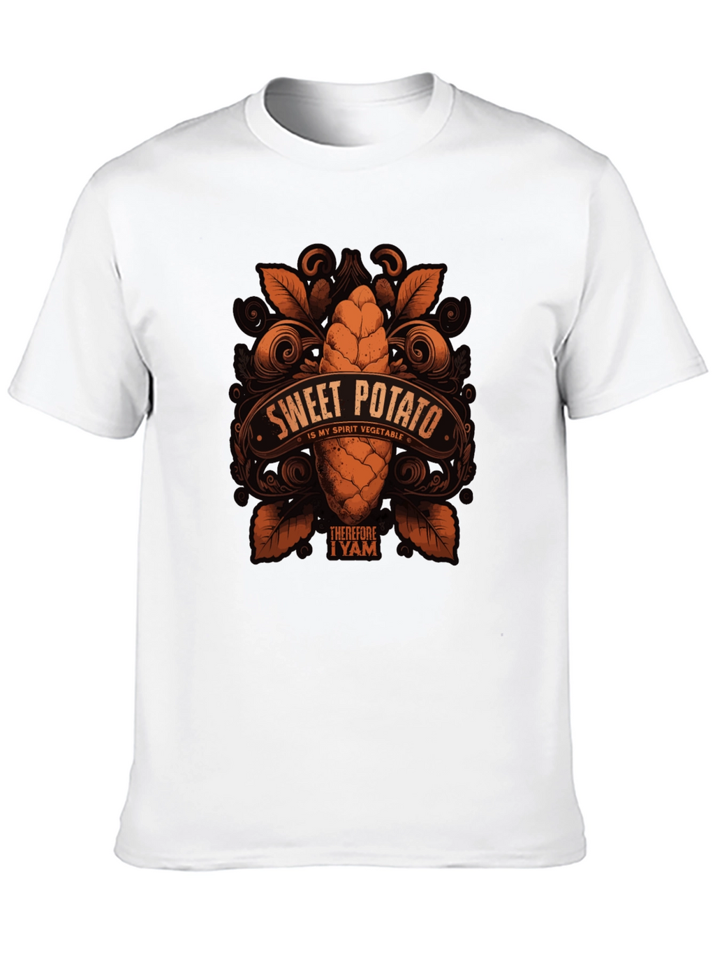 Sweet Potato Spirit Vegetable Graphic T-Shirt