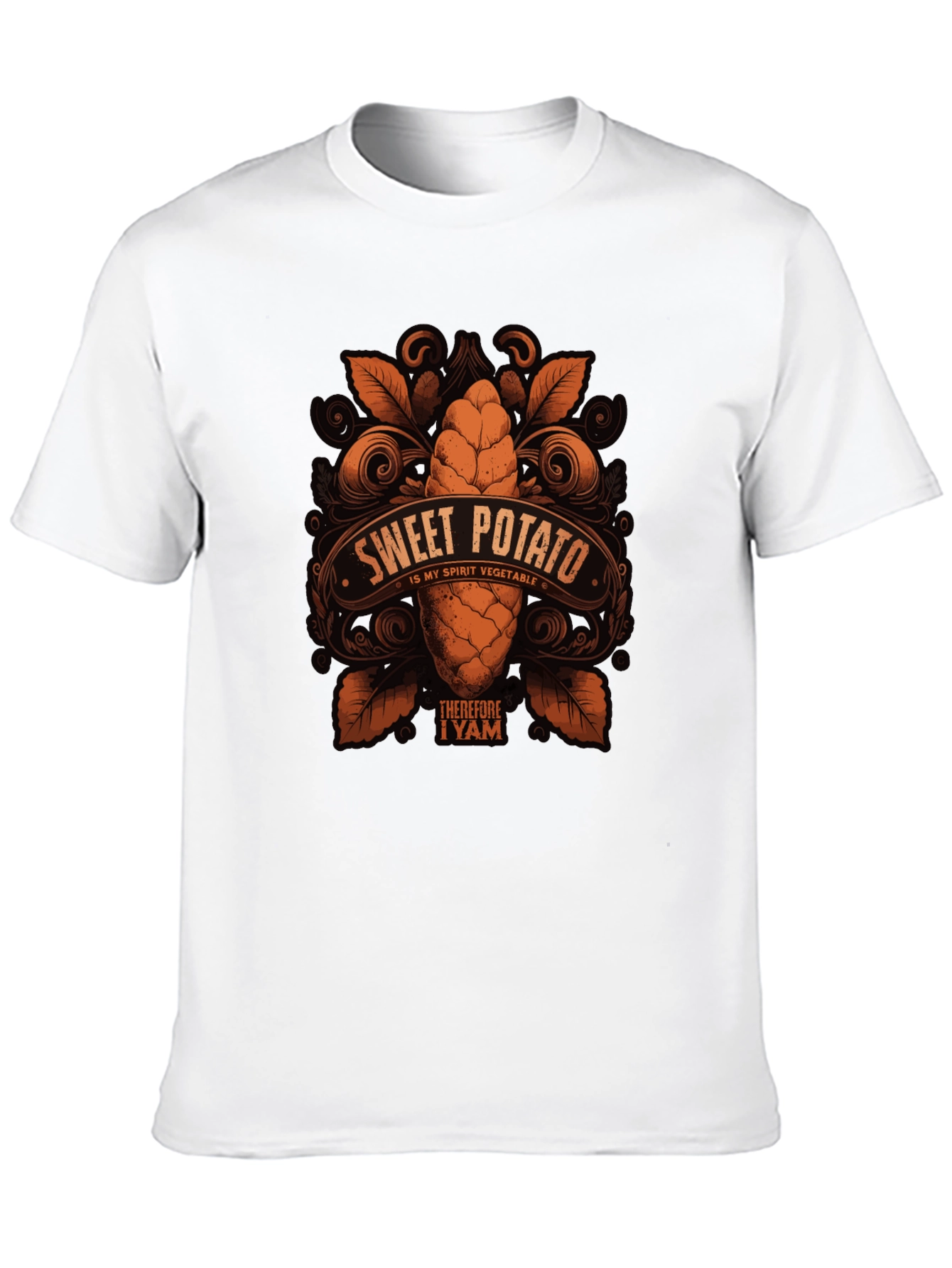 Sweet Potato Spirit Vegetable Graphic T-Shirt