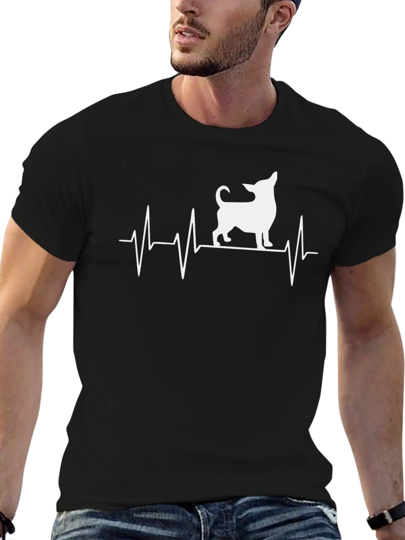 Chihuahua Heartbeat Graphic Tee - Unisex
