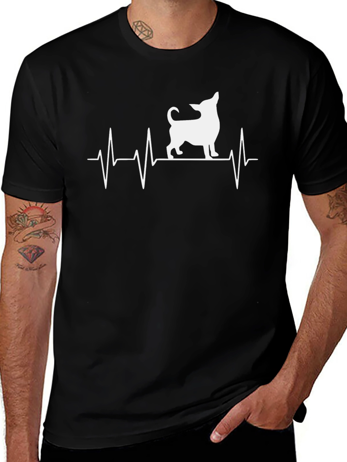 Chihuahua Heartbeat Graphic Tee - Unisex