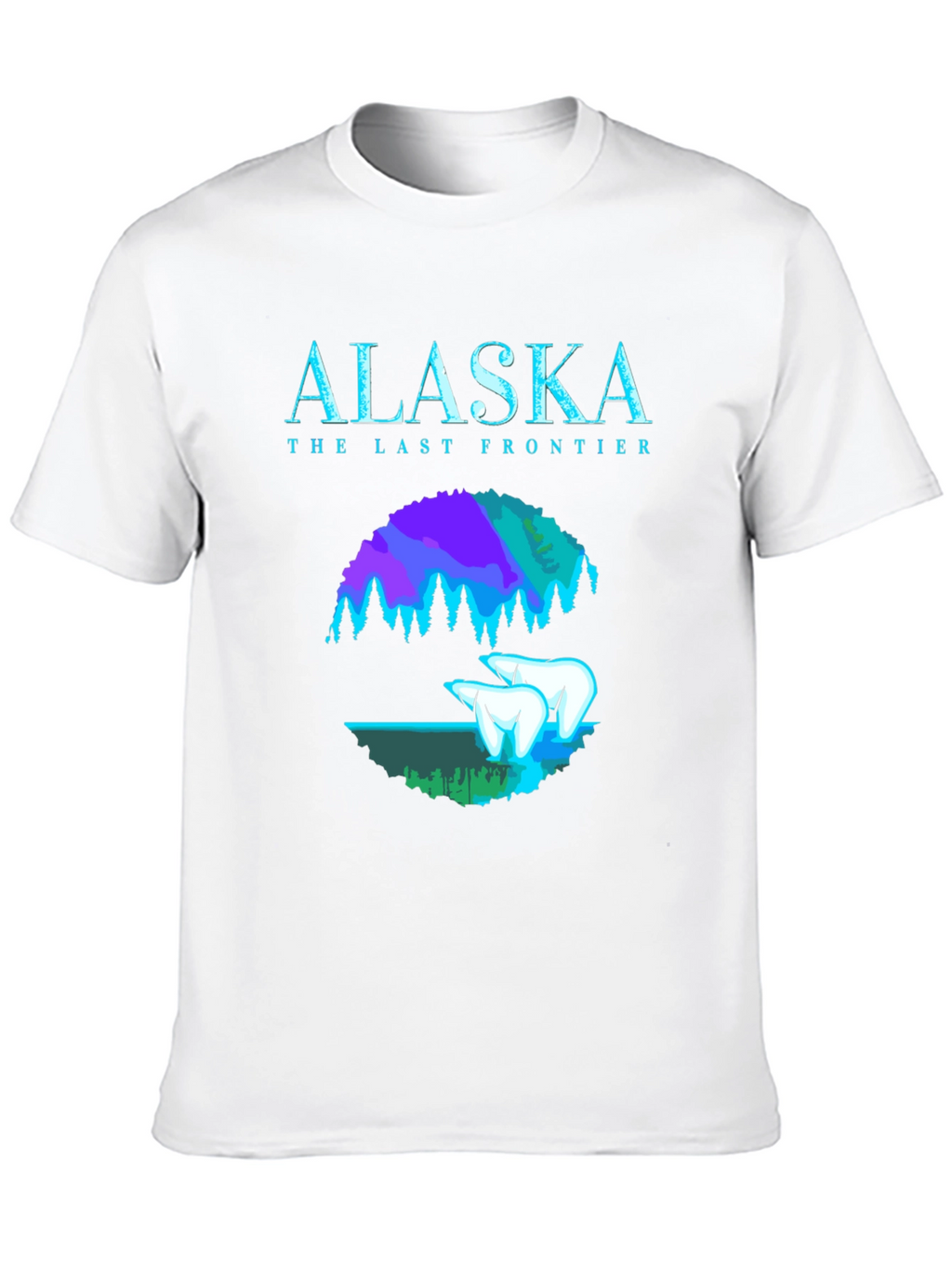 Alaska The Last Frontier Black T-Shirt