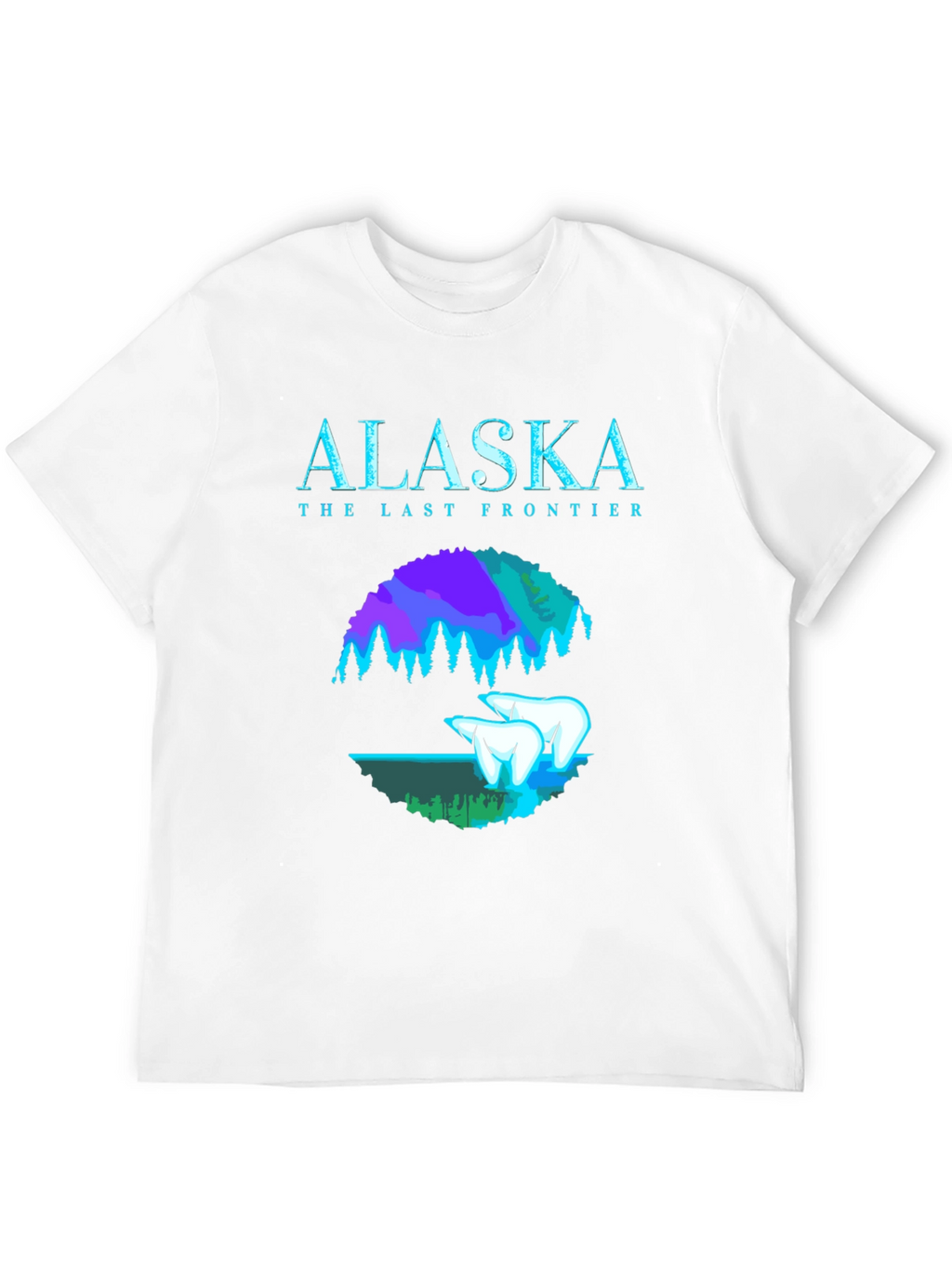 Alaska The Last Frontier Black T-Shirt