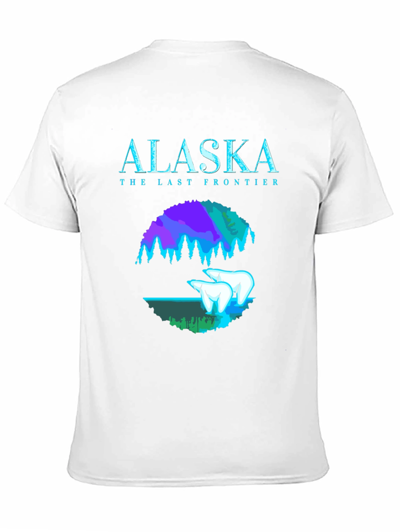 Alaska The Last Frontier Black T-Shirt