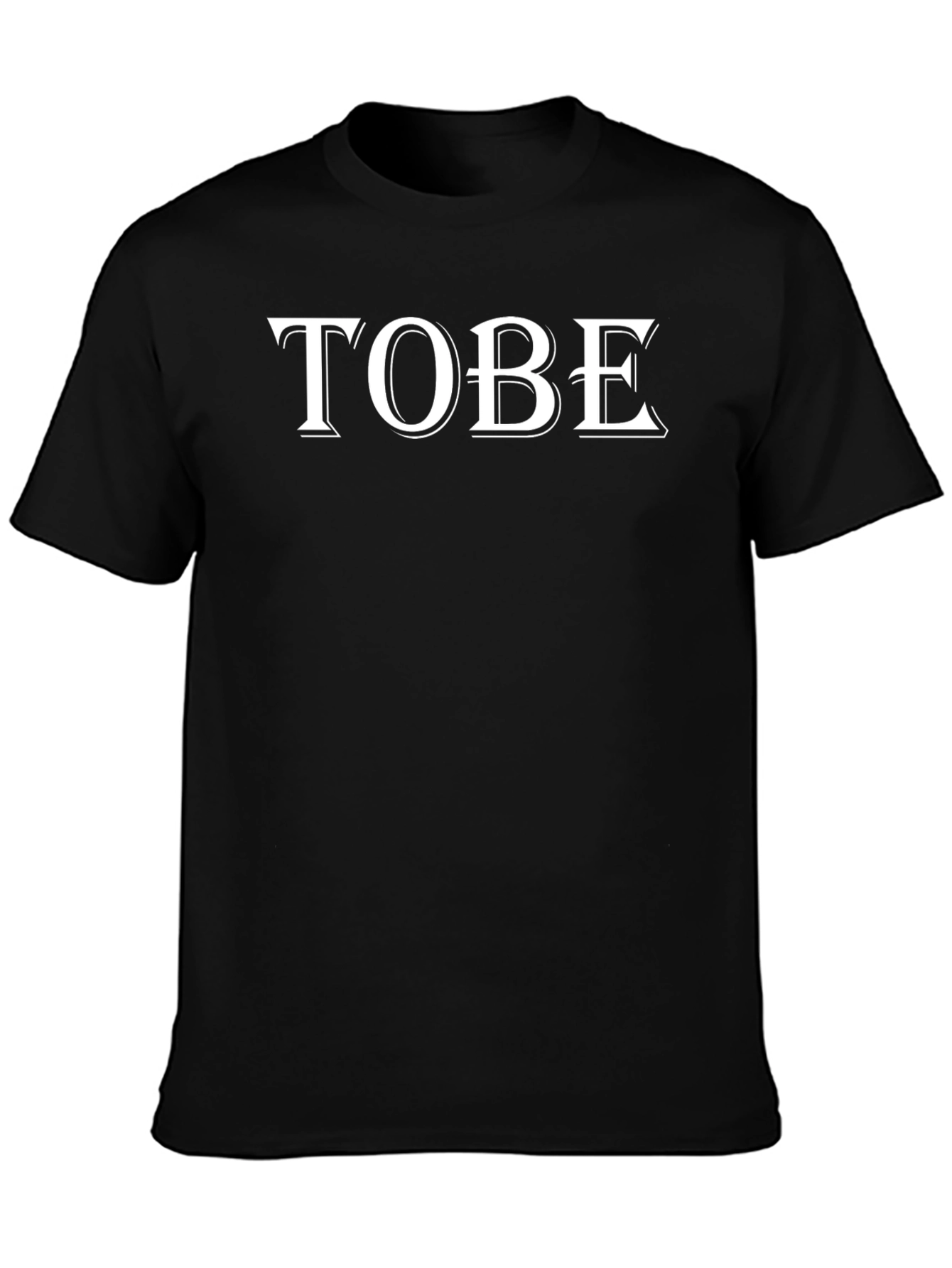 TOBE Graphic Print Black T-Shirt