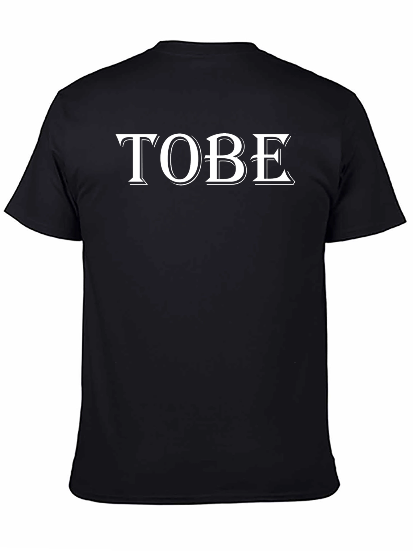 TOBE Graphic Print Black T-Shirt