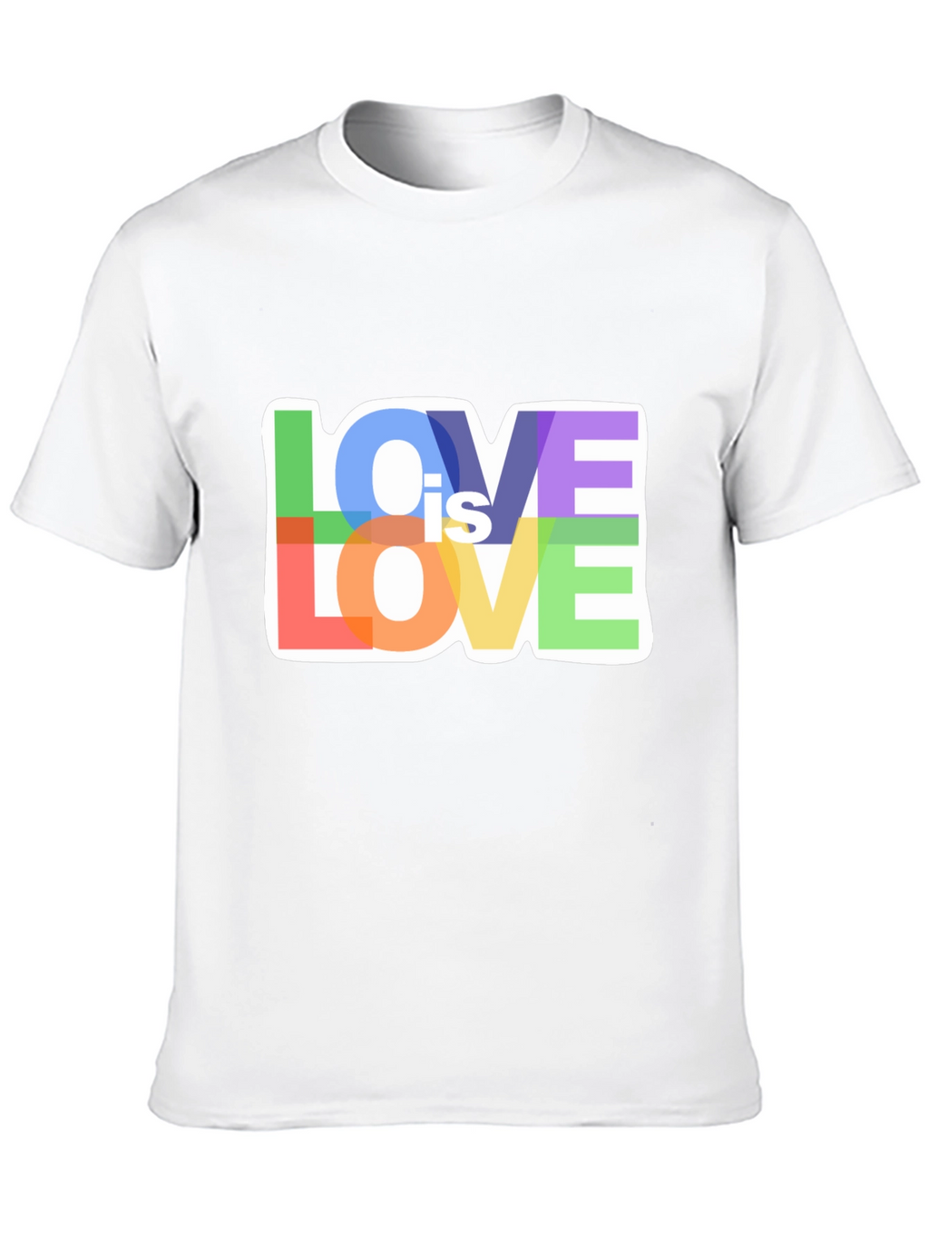 Love is Love Rainbow Graphic T-Shirt