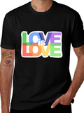 Love is Love Rainbow Graphic T-Shirt