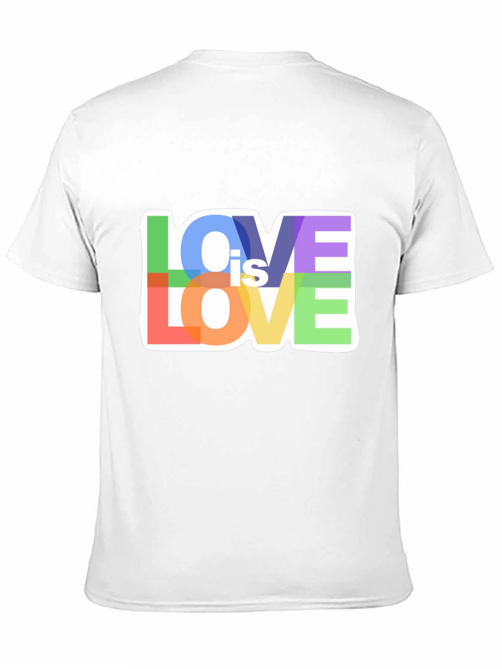 Love is Love Rainbow Graphic T-Shirt
