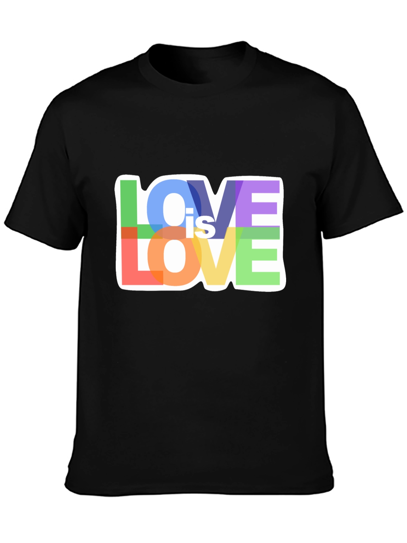 Love is Love Rainbow Graphic T-Shirt