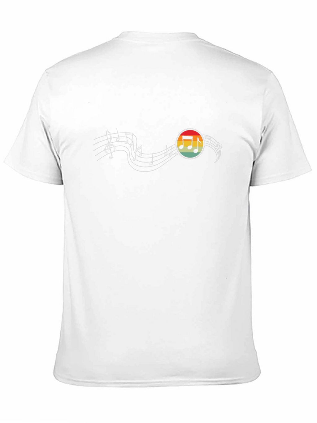 Musical Note Retro Graphic T-Shirt