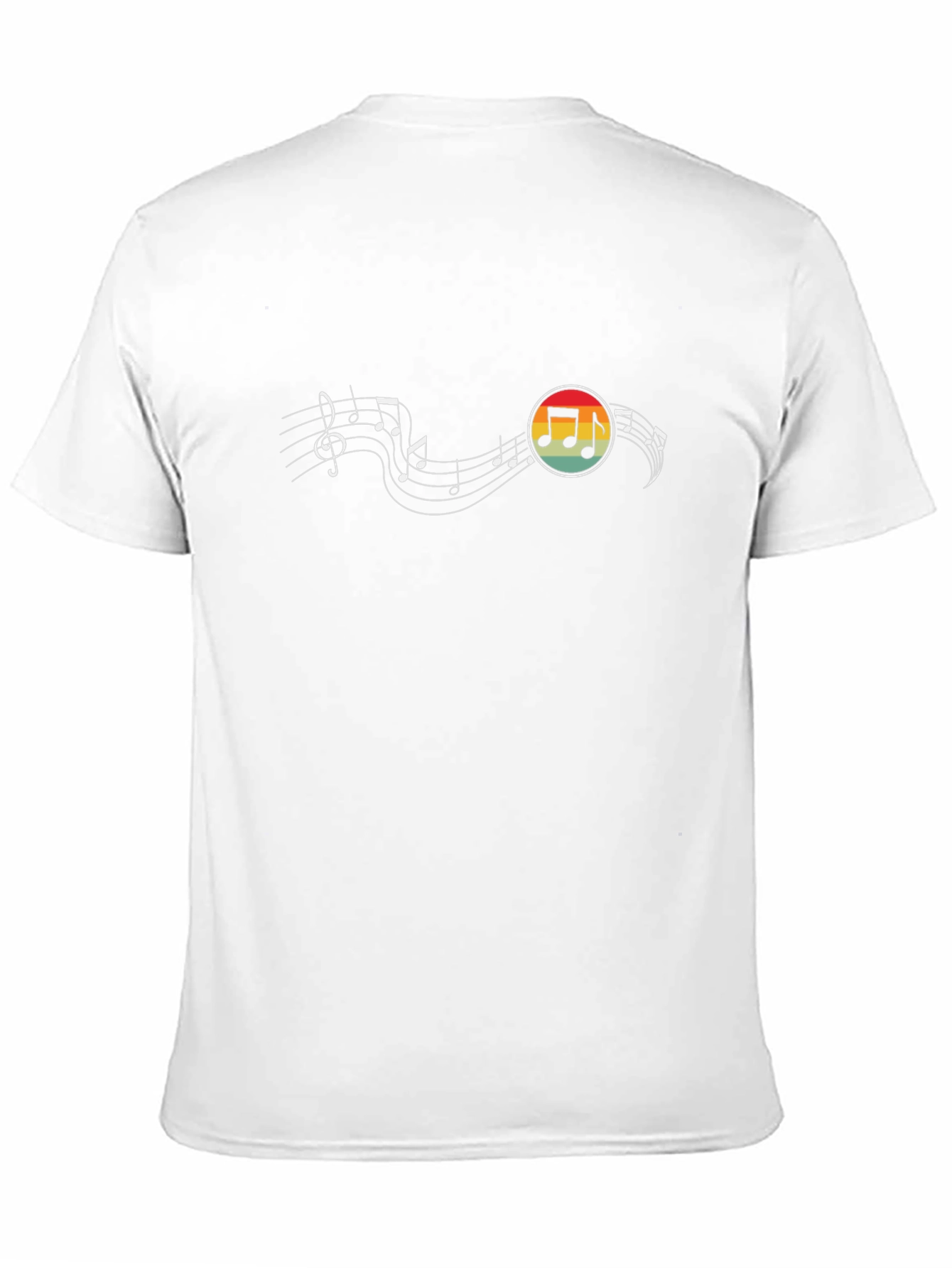 Musical Note Retro Graphic T-Shirt