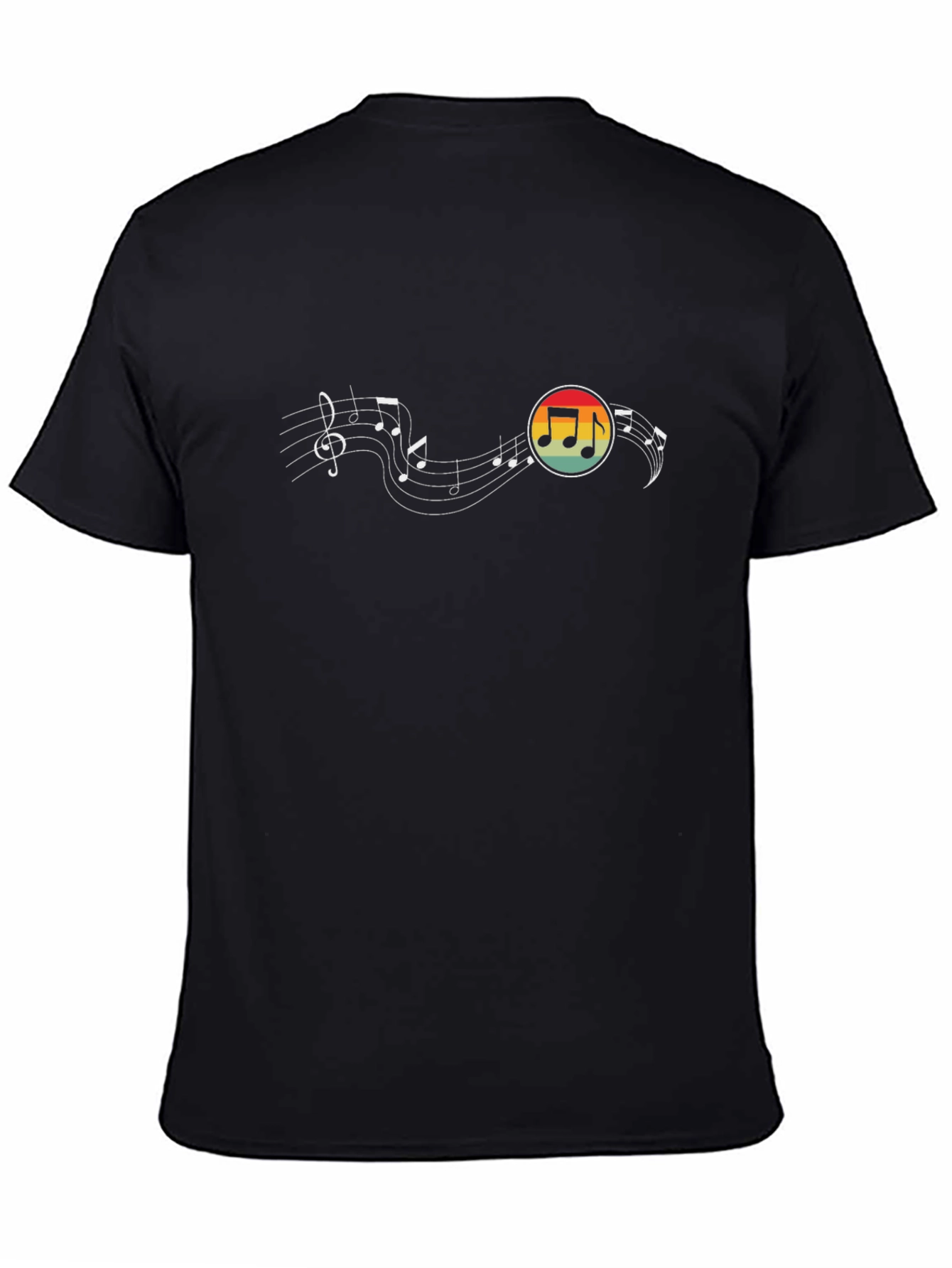 Musical Note Retro Graphic T-Shirt