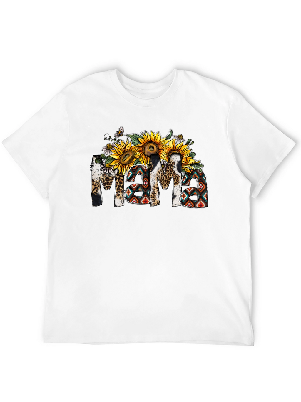 Mama Sunflower Graphic Tee - Western Style