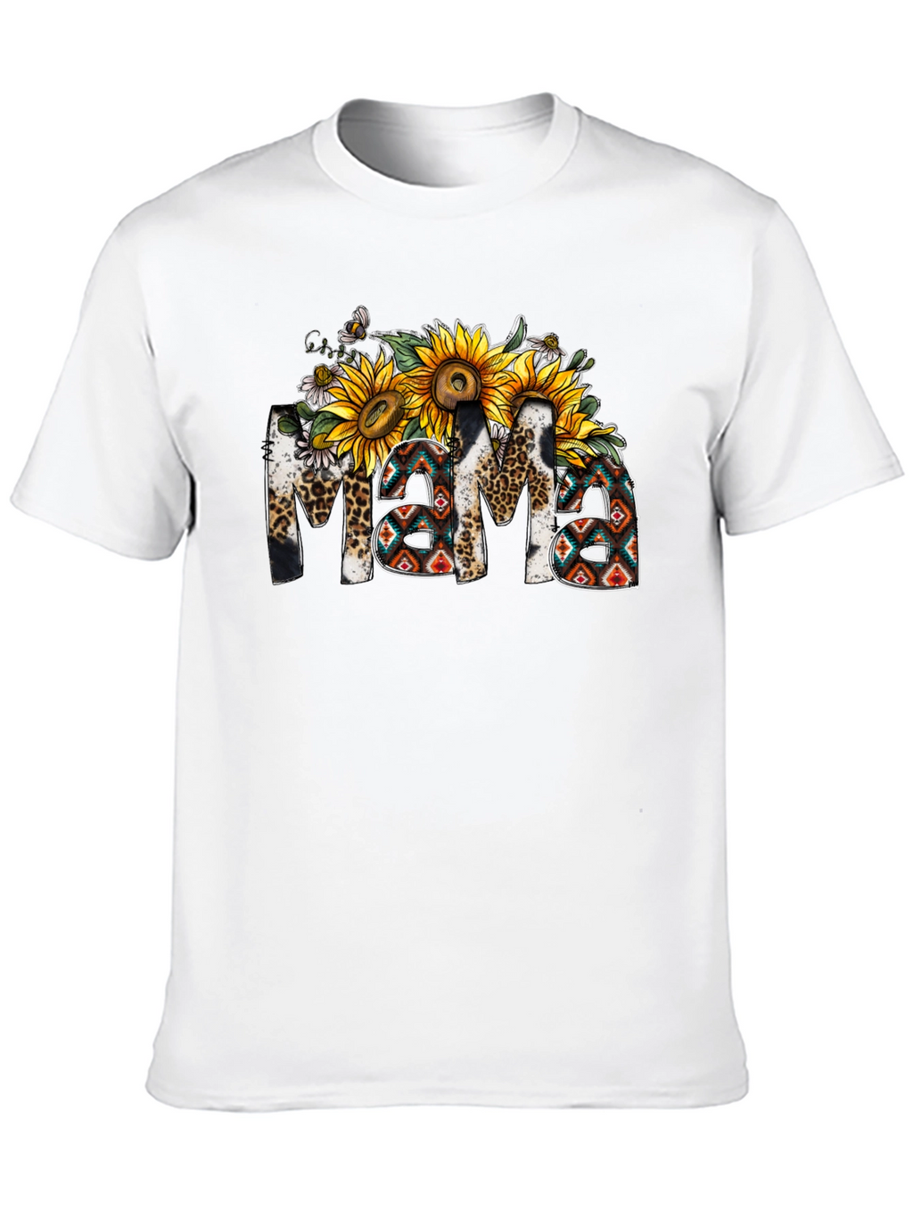Mama Sunflower Graphic Tee - Western Style