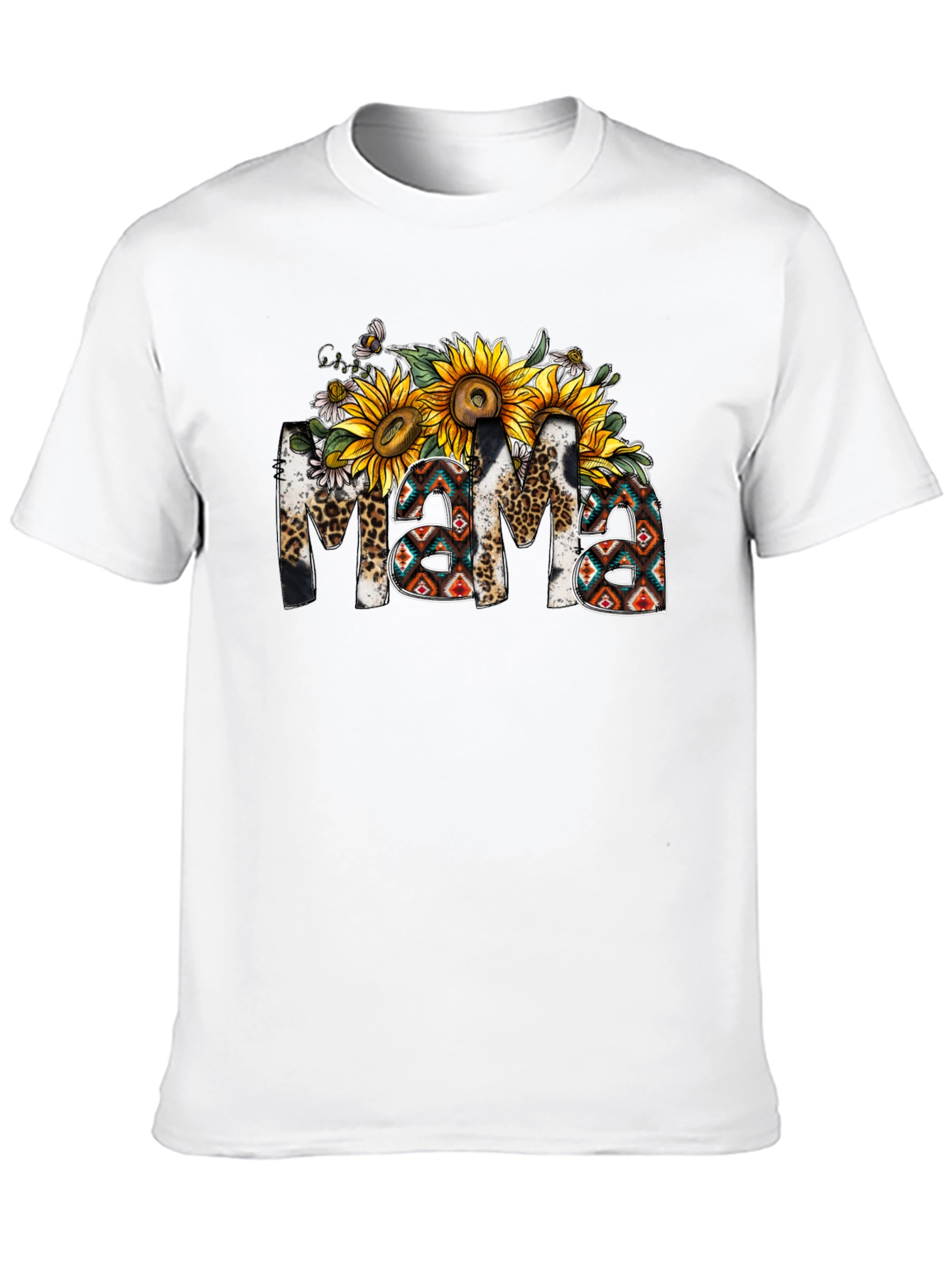 Mama Sunflower Graphic Tee - Western Style