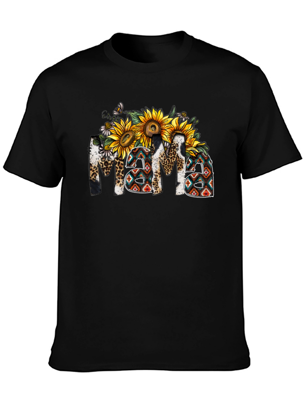 Mama Sunflower Graphic Tee - Western Style