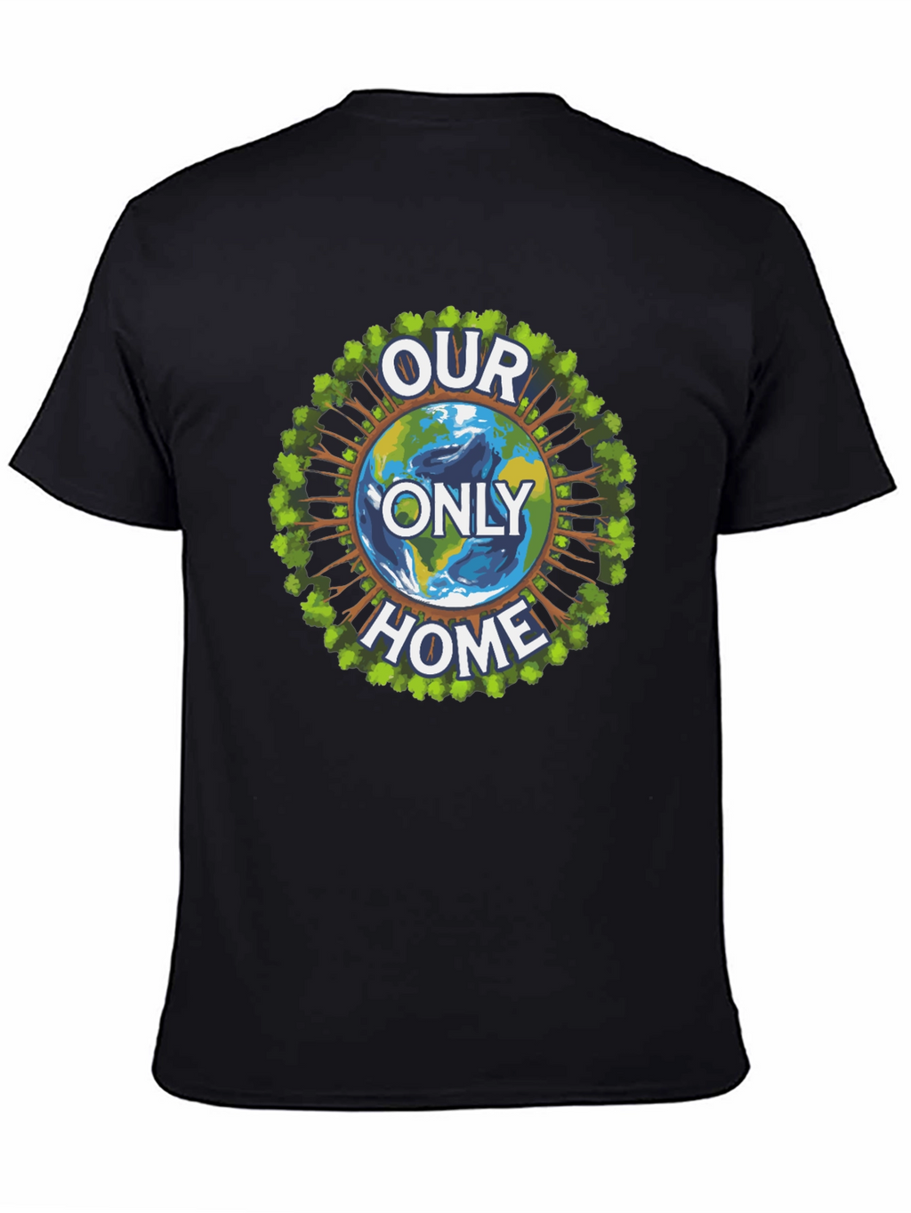 Eco-Friendly Our Only Home Graphic T-Shirt