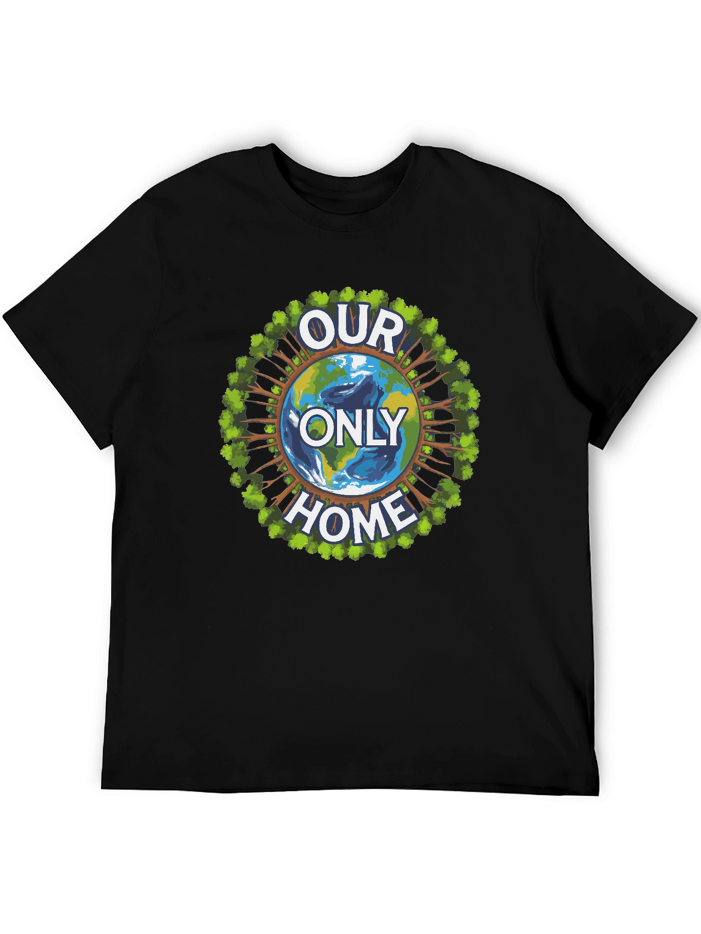 Eco-Friendly Our Only Home Graphic T-Shirt
