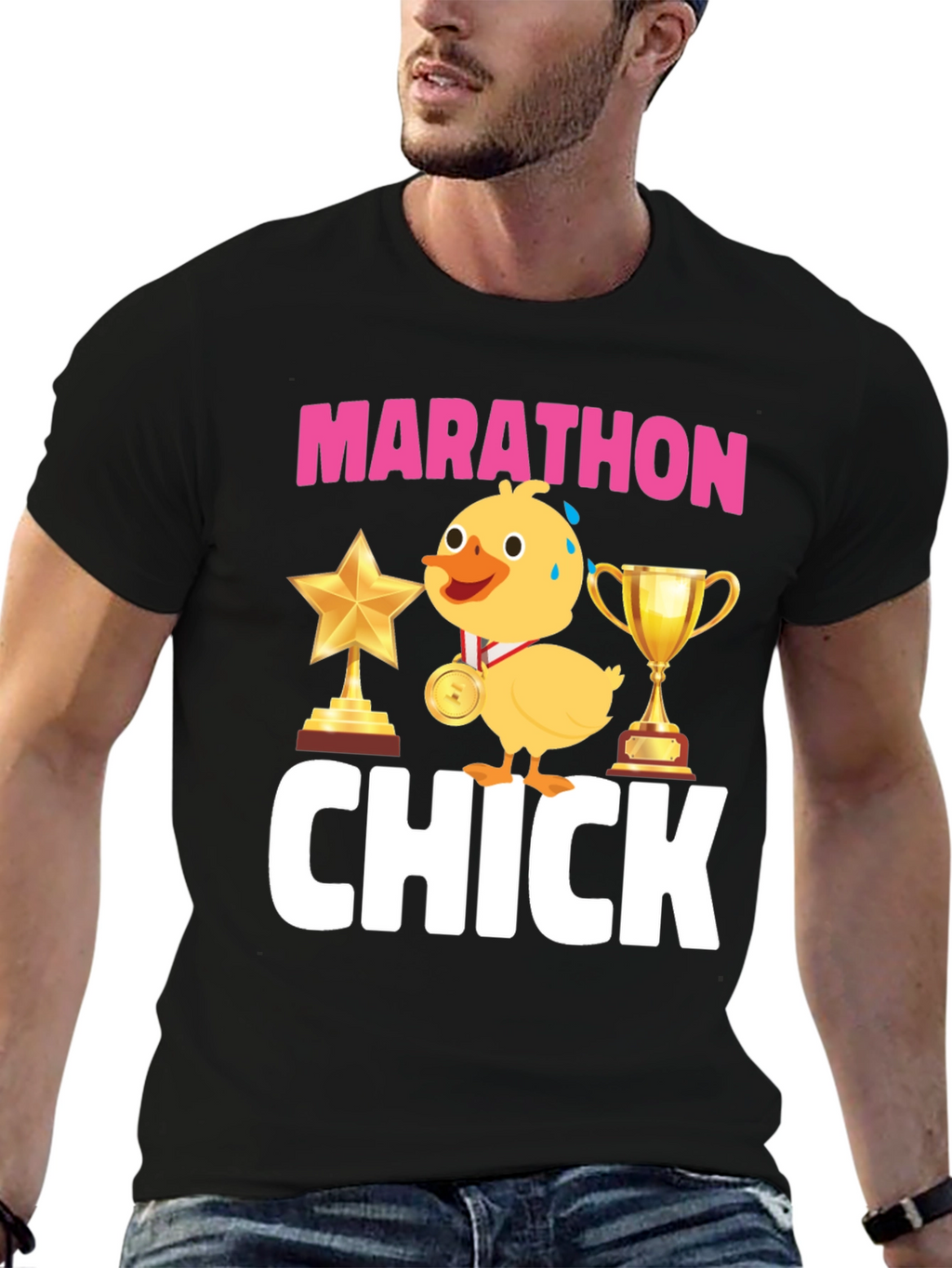 Marathon Chick Graphic T-Shirt
