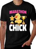 Marathon Chick Graphic T-Shirt