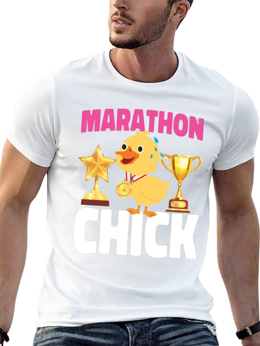 Marathon Chick Graphic T-Shirt