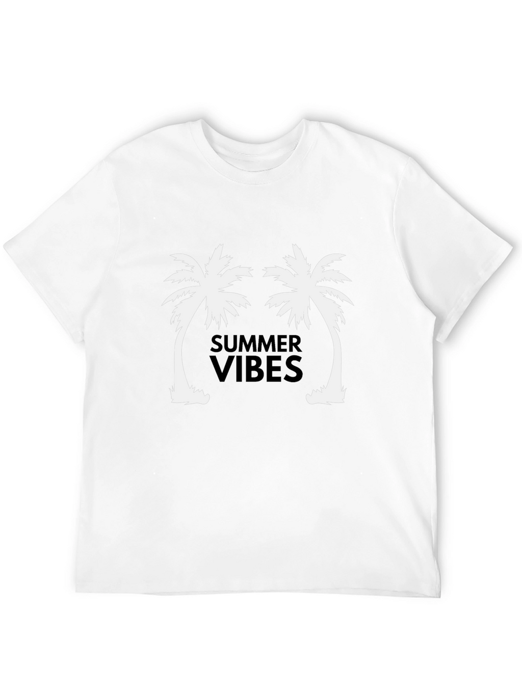 Summer Vibes Palm Tree Graphic Tee