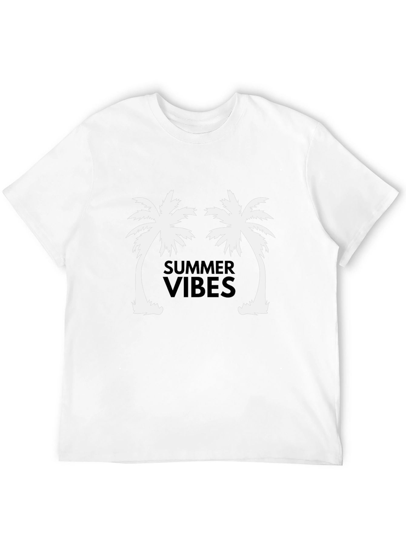 Summer Vibes Palm Tree Graphic Tee