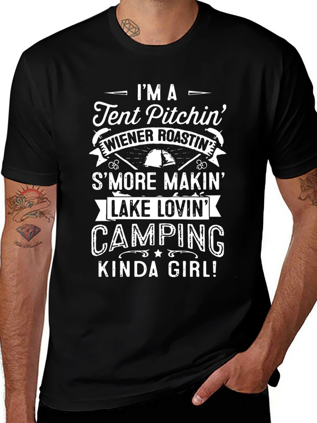 Camping Kinda Girl Graphic Tee