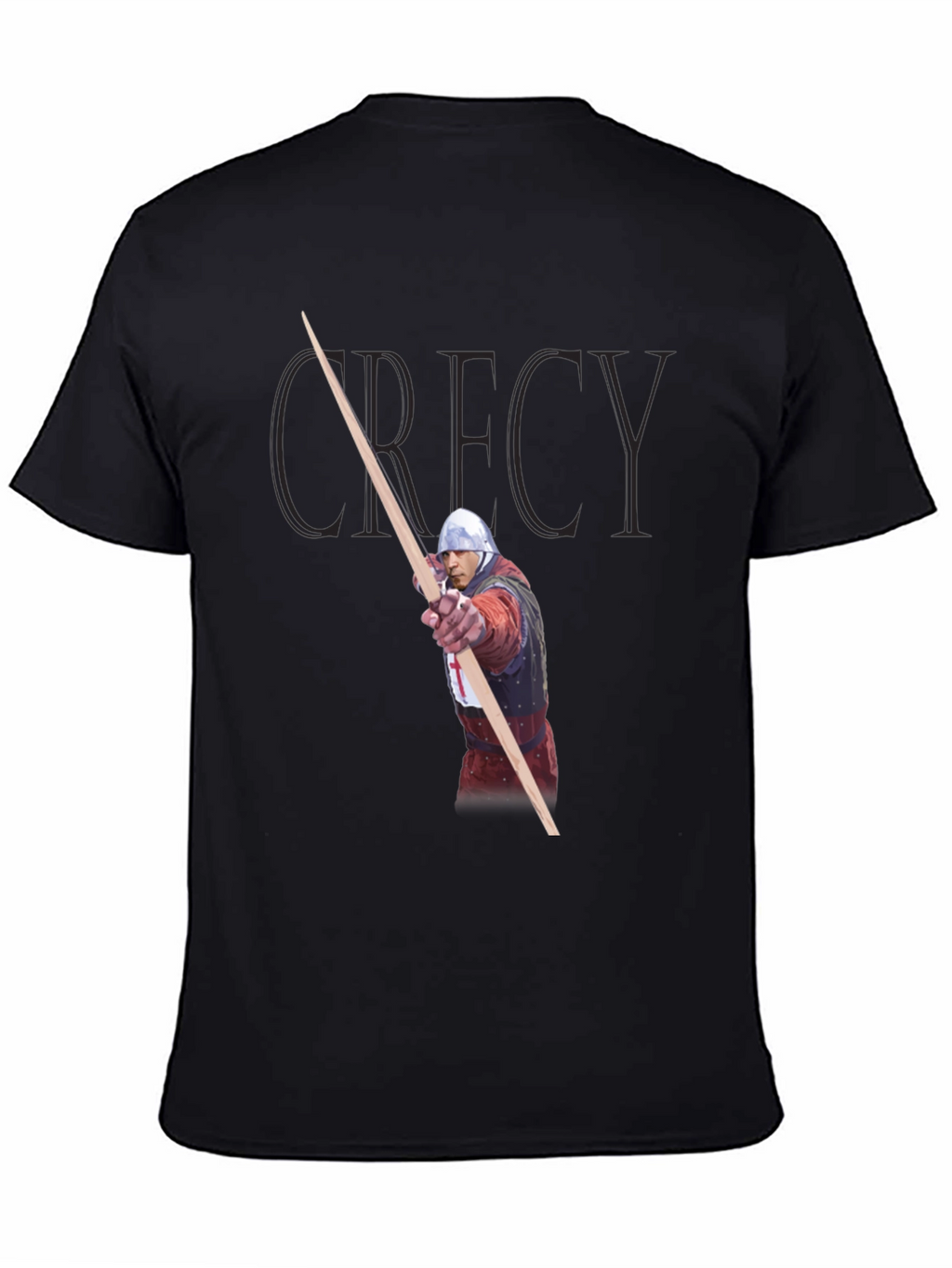 Crecy Archer Black T-Shirt
