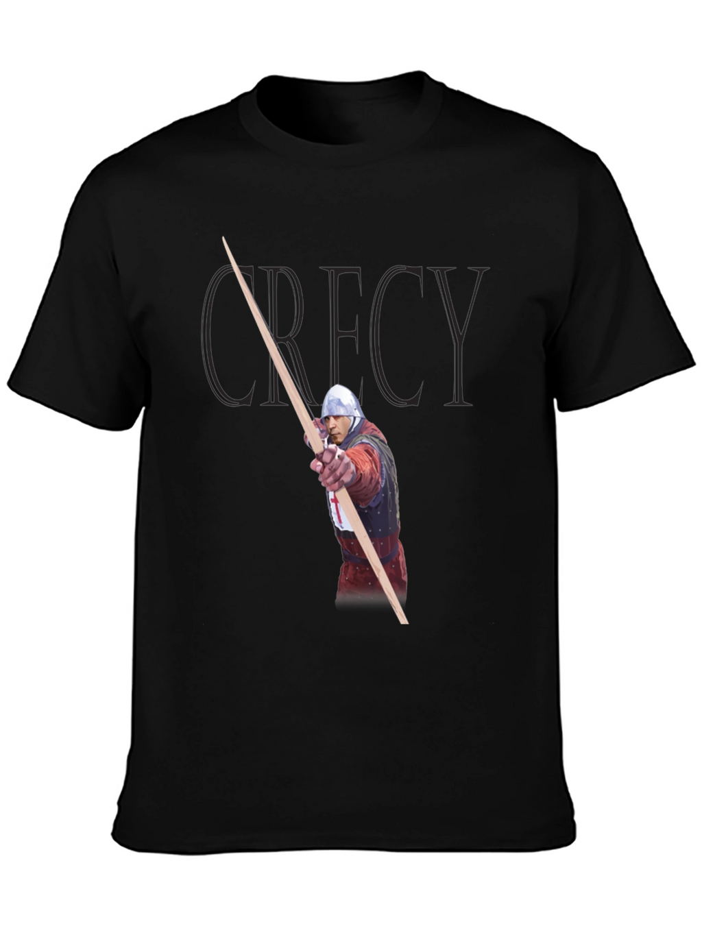 Crecy Archer Black T-Shirt