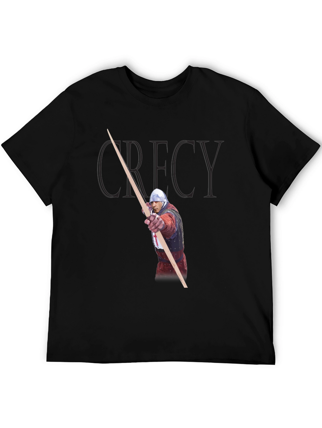 Crecy Archer Black T-Shirt