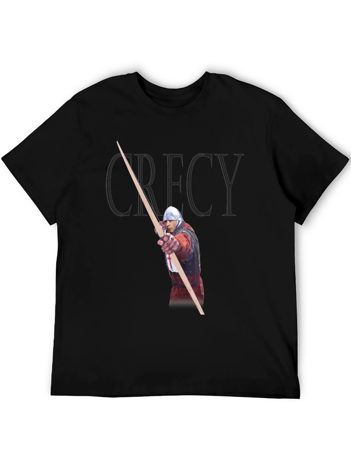 Crecy Archer Black T-Shirt