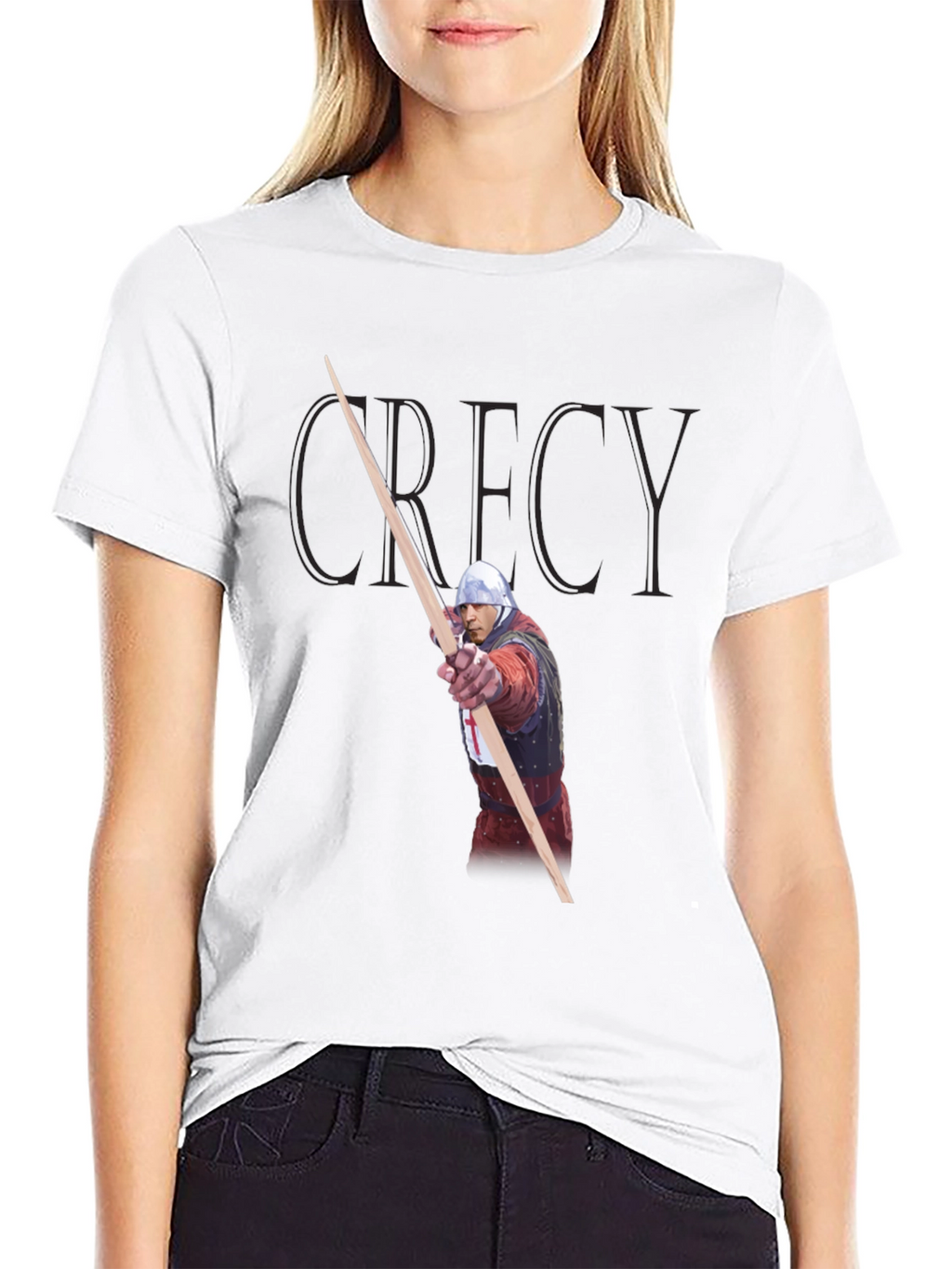Crecy Archer Black T-Shirt