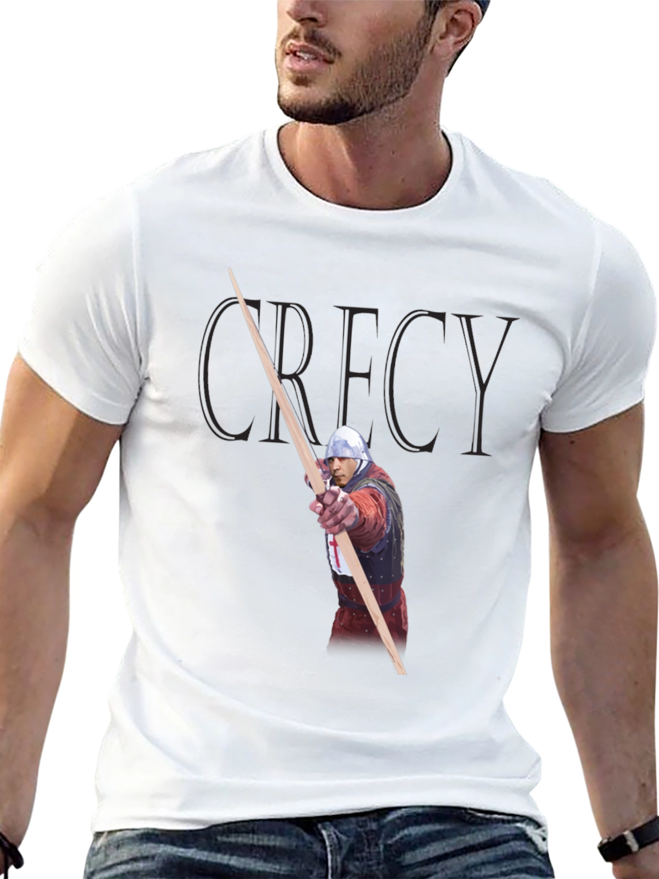 Crecy Archer Black T-Shirt