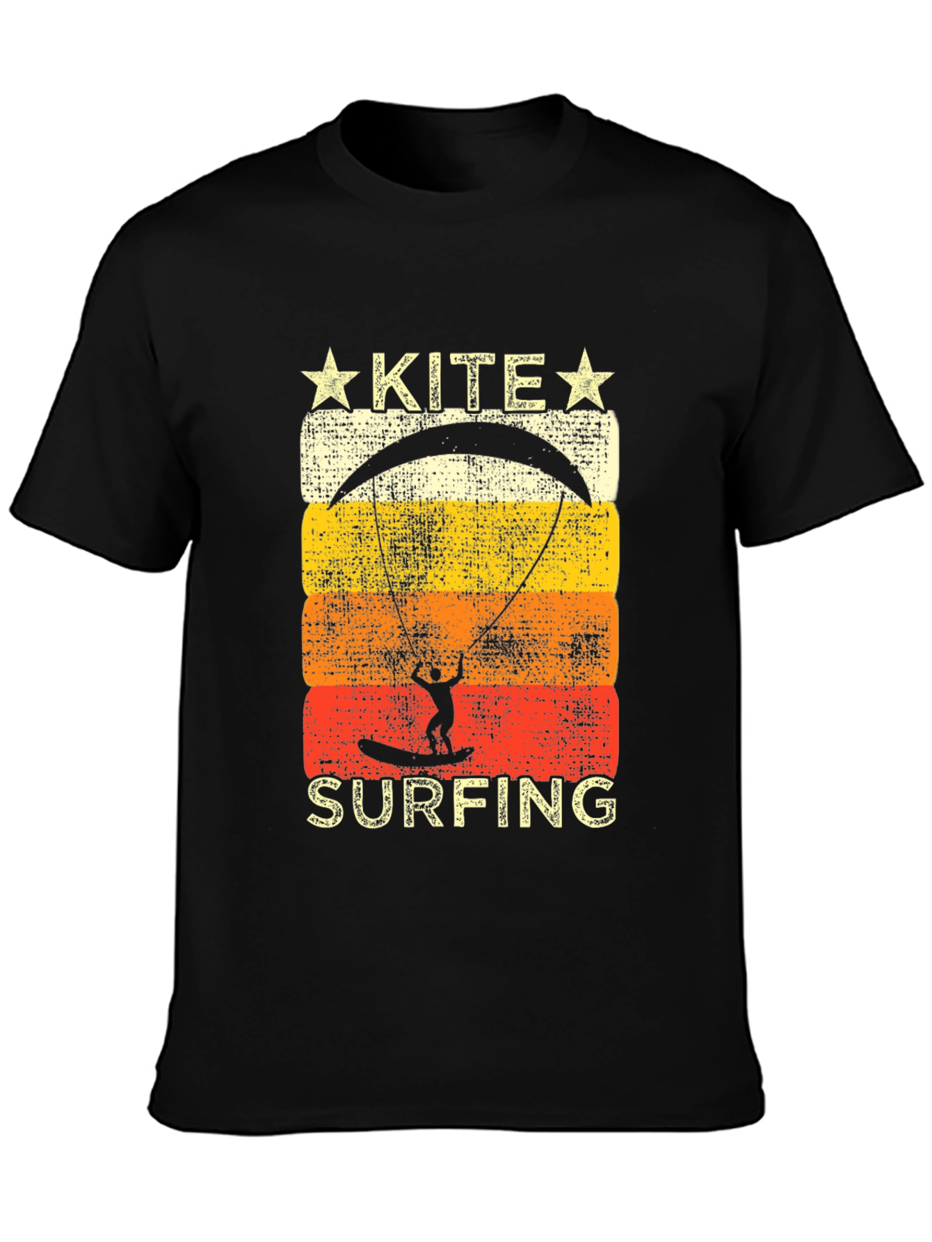 Kite Surfing Graphic Tee - Retro Summer Vibes