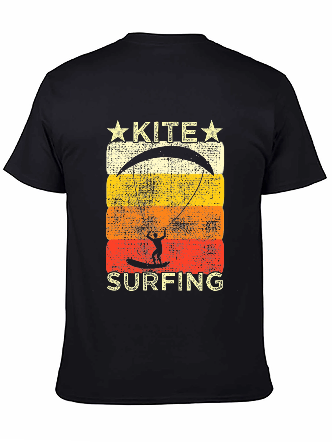 Kite Surfing Graphic Tee - Retro Summer Vibes