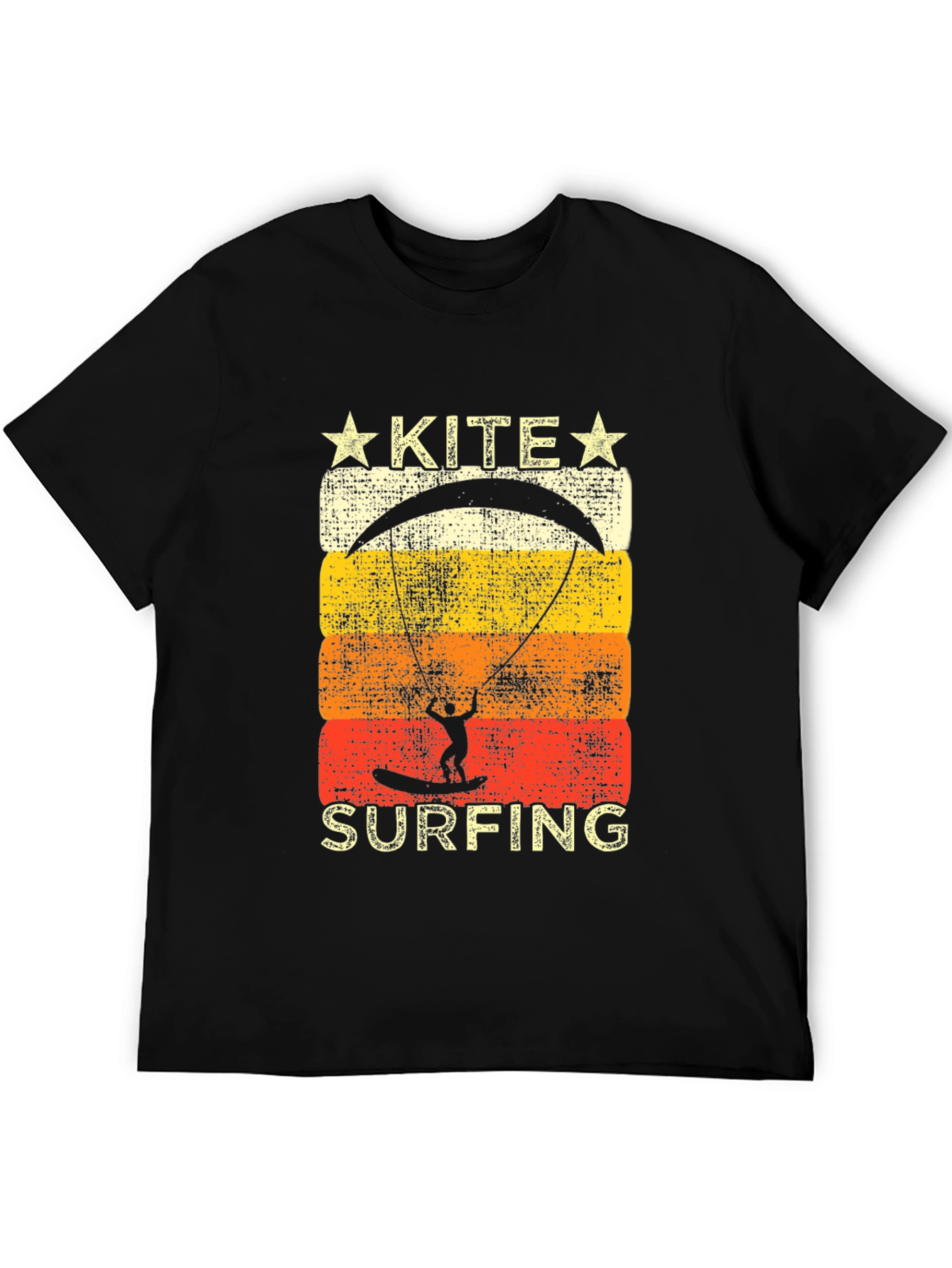 Kite Surfing Graphic Tee - Retro Summer Vibes