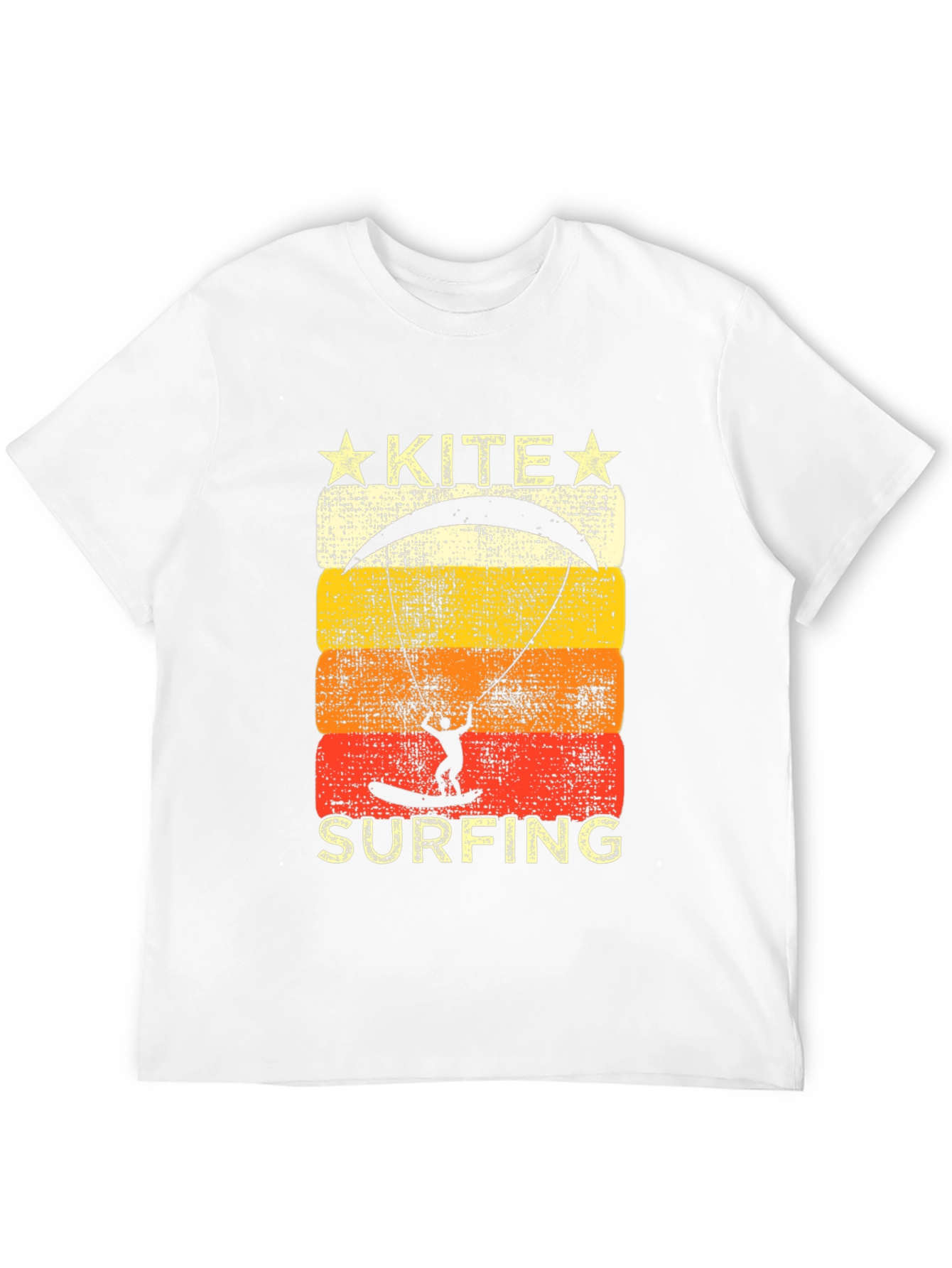 Kite Surfing Graphic Tee - Retro Summer Vibes