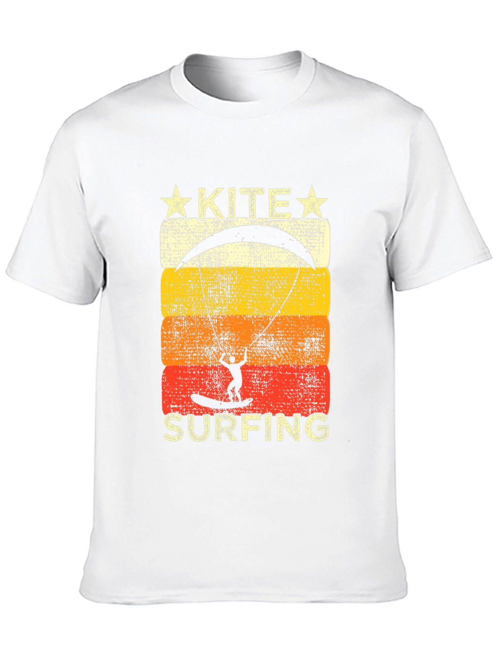 Kite Surfing Graphic Tee - Retro Summer Vibes