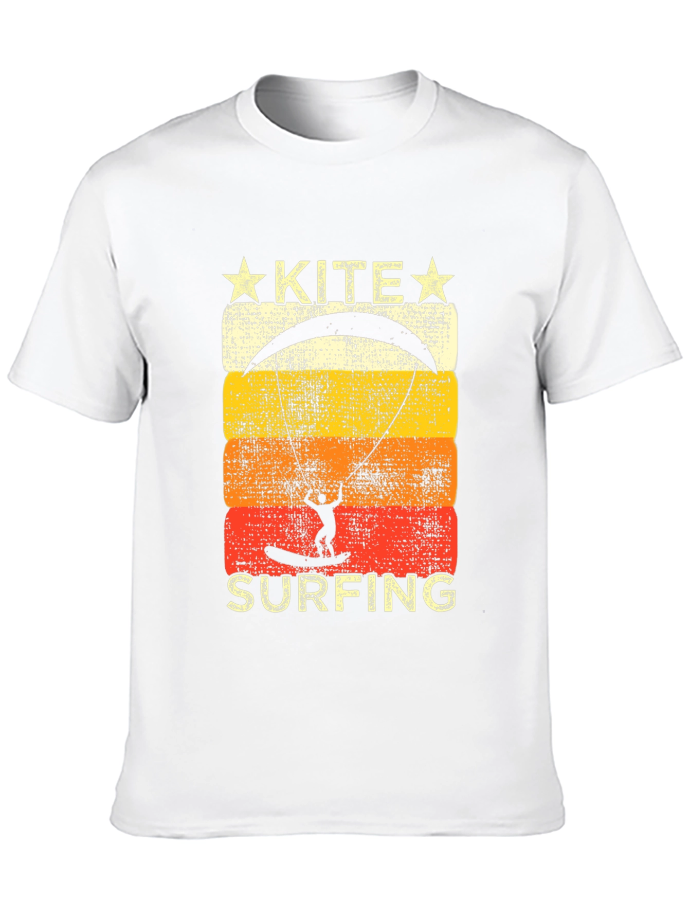 Kite Surfing Graphic Tee - Retro Summer Vibes