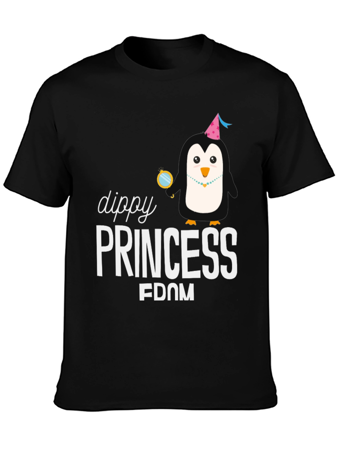 Dippy Princess Penguin Graphic Tee