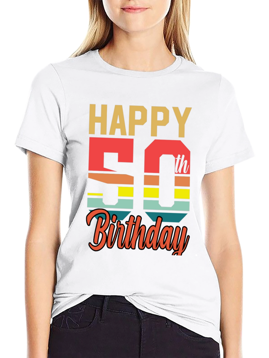 Happy 50th Birthday Graphic T-Shirt