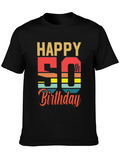 Happy 50th Birthday Graphic T-Shirt