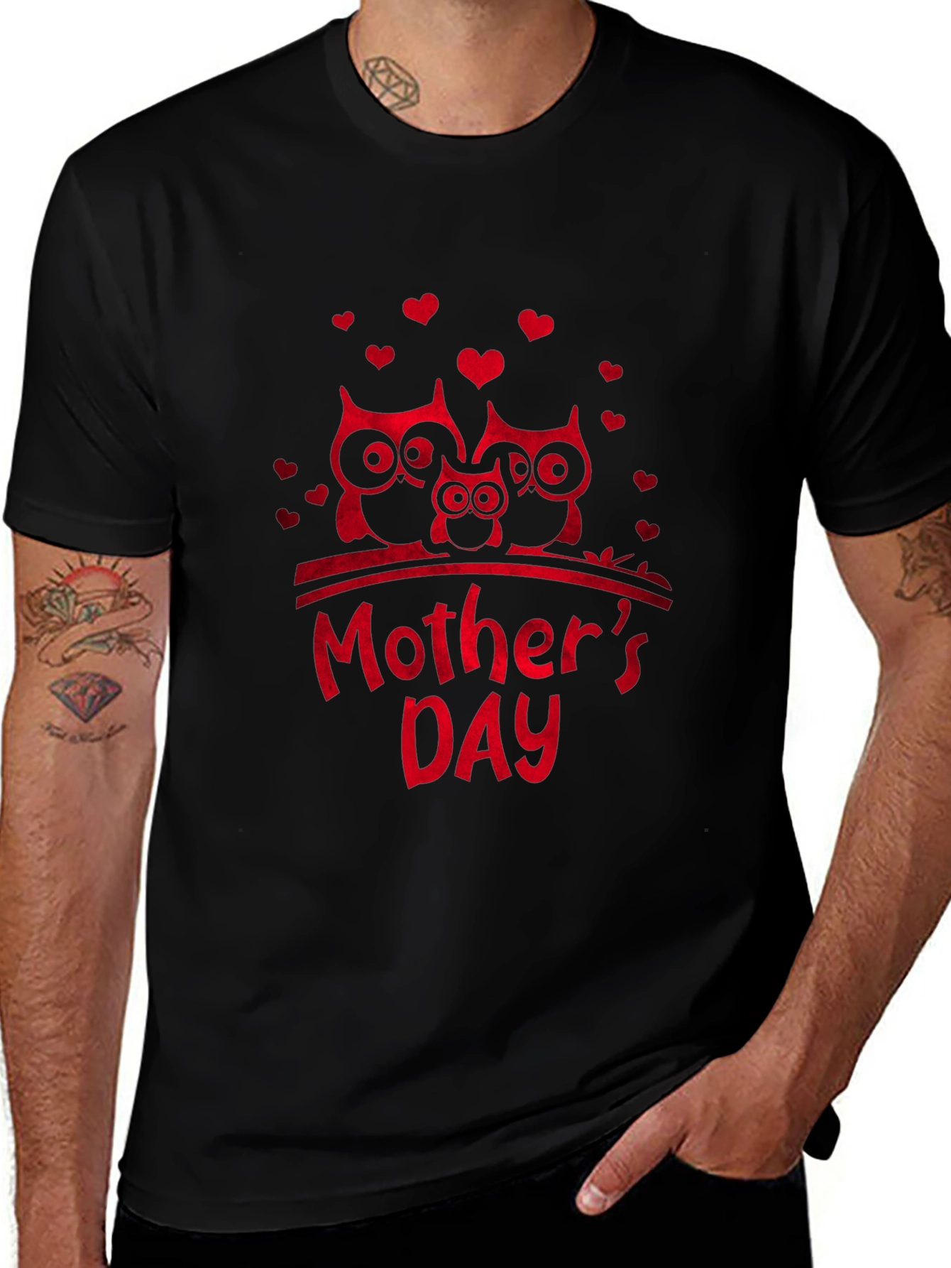 Mothers Day Owl T-Shirt - Perfect Gift for Mom