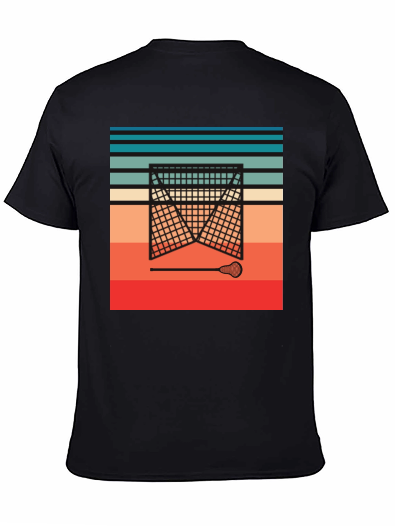 Retro Lacrosse Goal T-Shirt