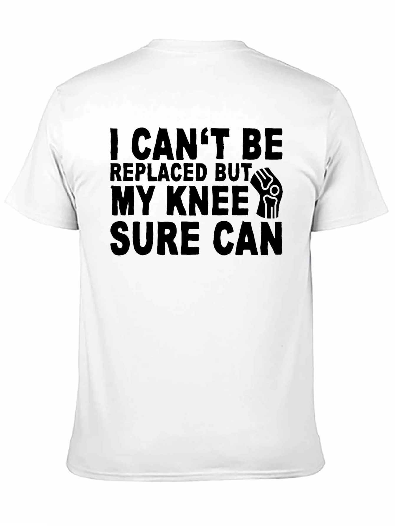 Funny Knee Replacement Black T-Shirt