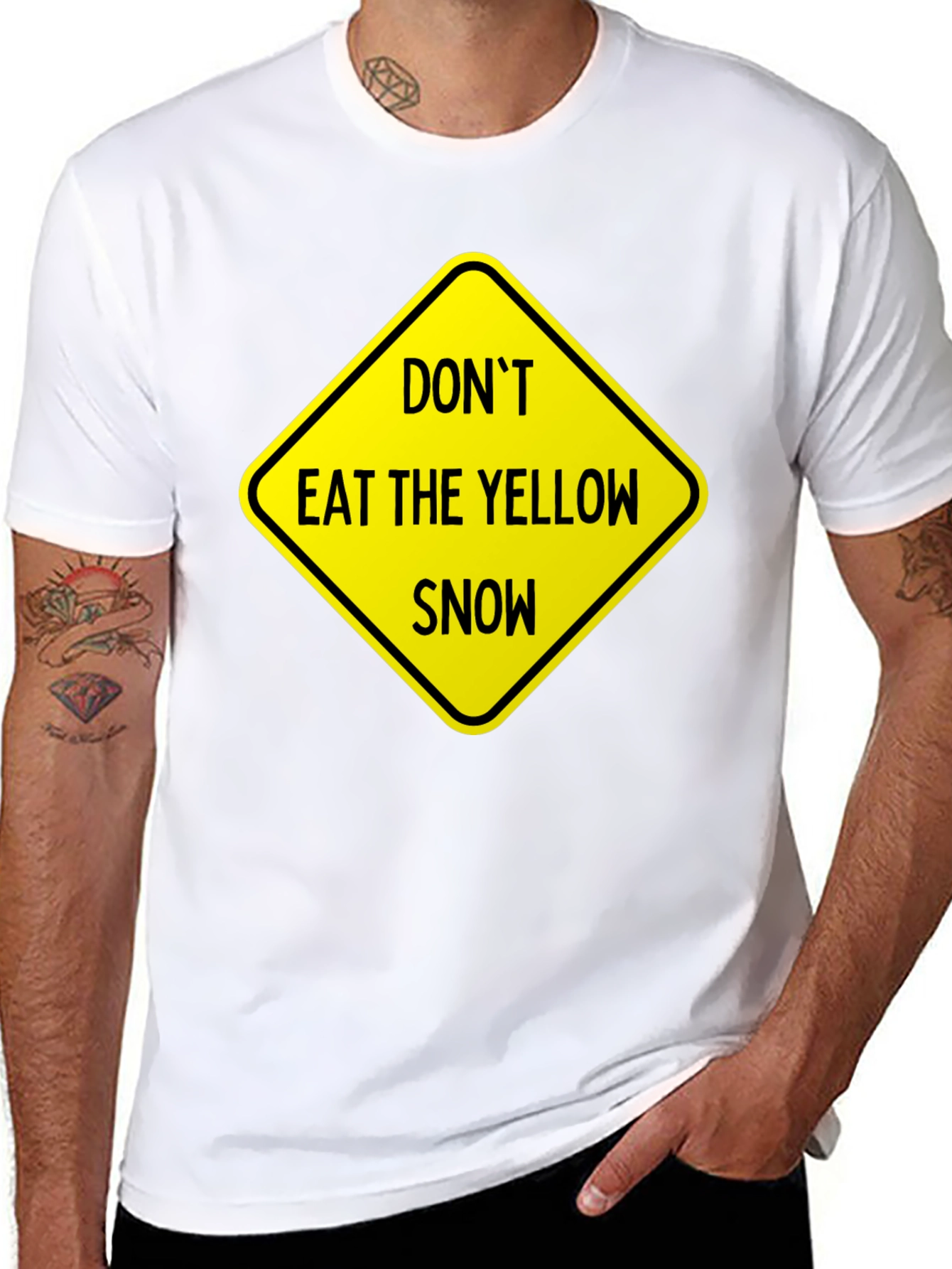 Dont Eat Yellow Snow Graphic Tee