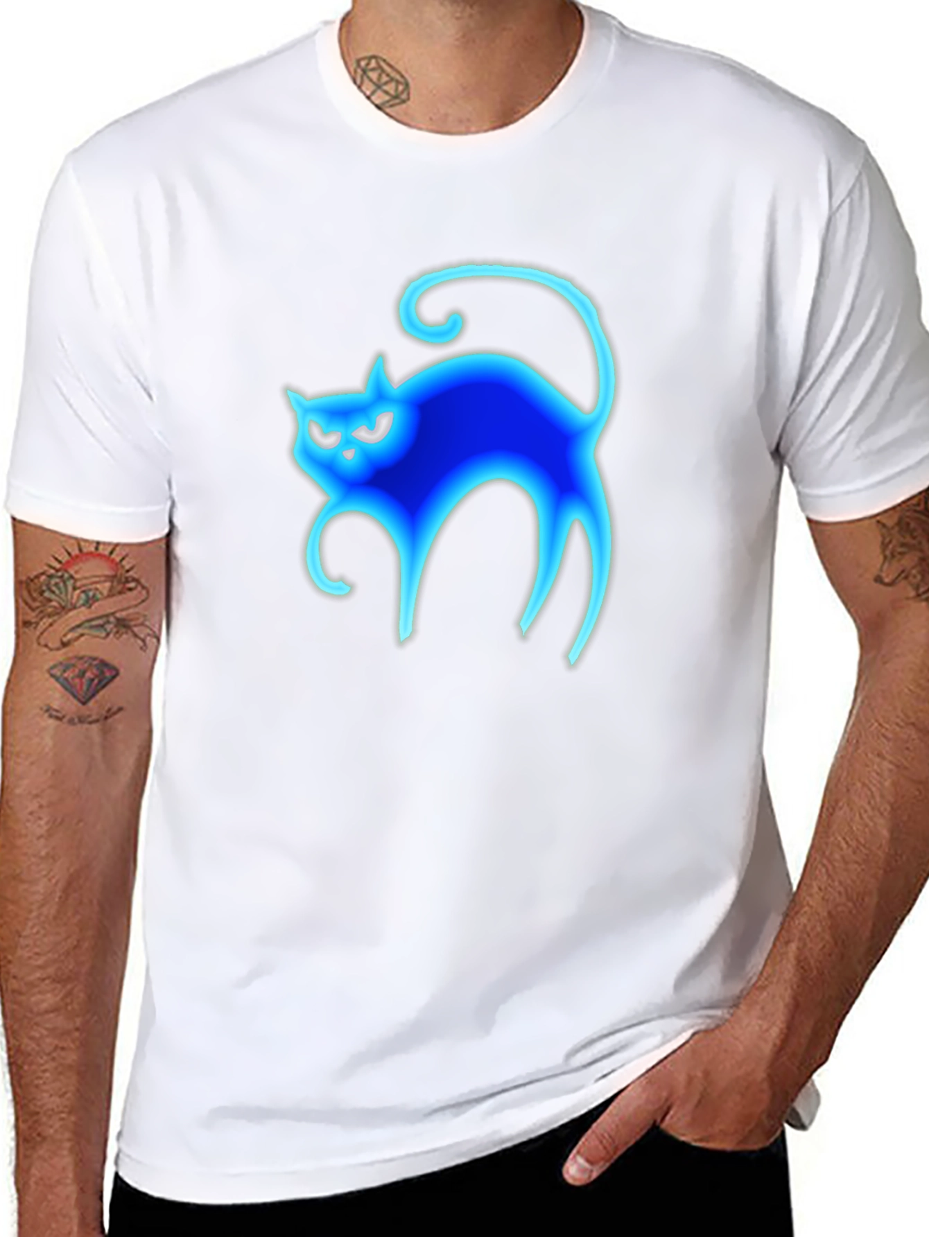 Cool Cat Graphic Tee